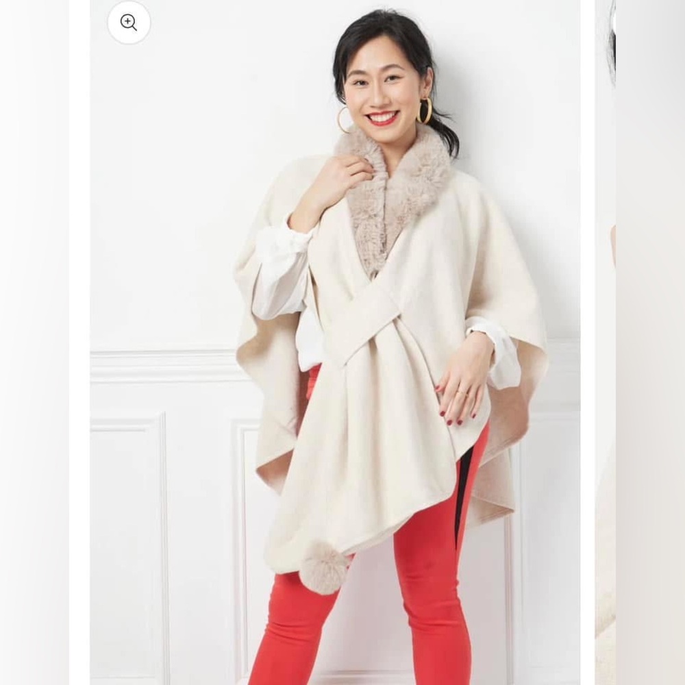 Off White Tourance Cape
